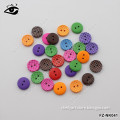 15MM Wood Buttons Sewing Accessories Colorful buttons round shaped for DIY